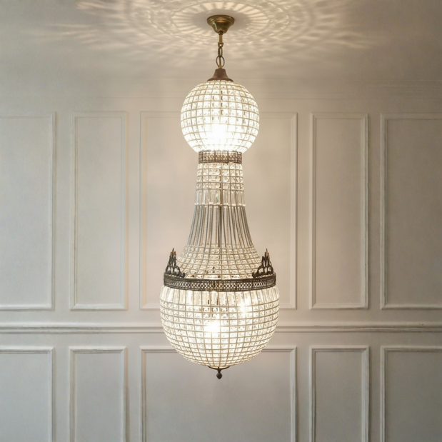 Imperial Double Crystal Empire Chandelier