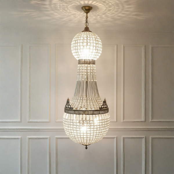 Imperial Double Crystal Empire Chandelier