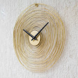 Meridian Crosshair Open‑Frame Clock – Wide (48" x 18")