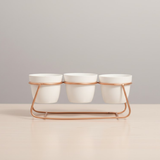Three Pot Metal Table Stand