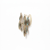 Meridian Crosshair Open‑Frame Clock – Vertical (18" x 48")