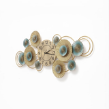 Meridian Crosshair Open‑Frame Clock – Vertical (18" x 48")