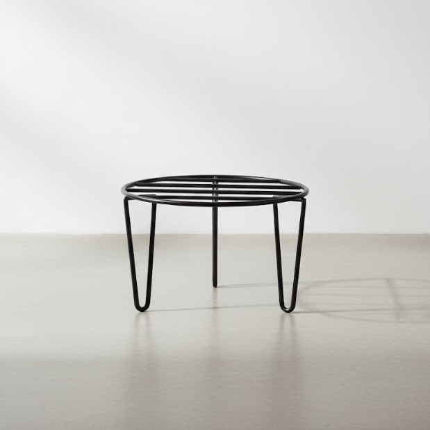 Modern V-Shape Steel Planter Stand