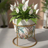 Coral Meadow Print Pot