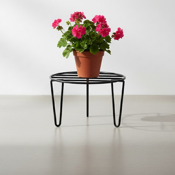 Modern V-Shape Steel Planter Stand