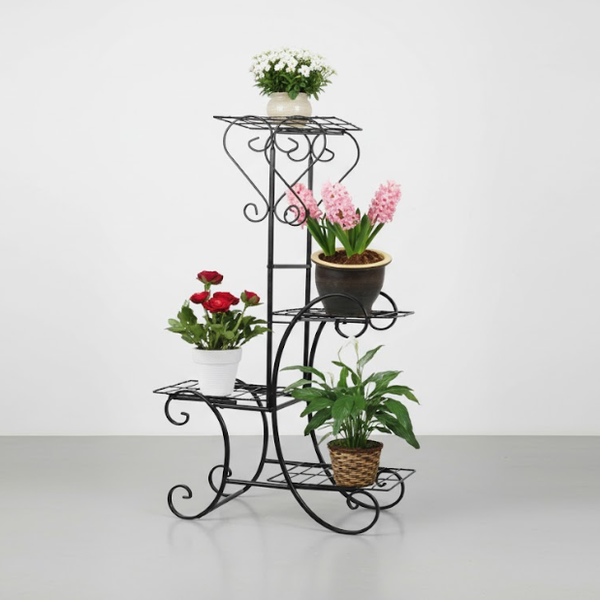 Multi-Tier Steel Pot Stand