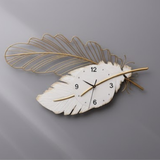 Azure Bloom Symphony Clock – Slim Wide (48" x 17")