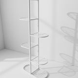 Vertical Multi-Tier Steel Pot Stand - Short (White)