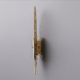 Azure Bloom Symphony Clock – Slim Wide (48" x 17")