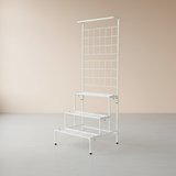White Classic 3-Tier Steel Plant Stand