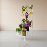 White Classic 3-Tier Steel Plant Stand
