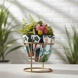 Cactus Orchard Print Pot