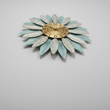 Geo Rosette Radiant Clock – Compact (24" x 24")