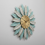 Geo Rosette Radiant Clock – Compact (24" x 24")