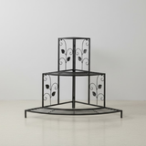 Steel 3-Tier Corner Plant Stand