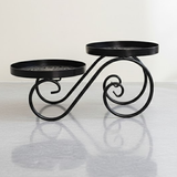 Steel Double Pot Stand