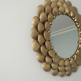 Coastal Shell Halo Mirror