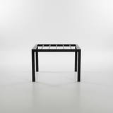 Steel Square Pot Stand (Black)