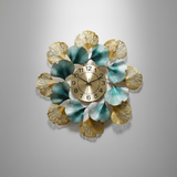 Ginkgo Aura Medallion Clock – Gold (30" x 30")