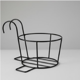 Steel Railing Pot Holder Stand