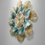 Ginkgo Aura Medallion Clock – Gold (30" x 30")