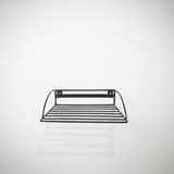 Steel Wall Pot Hanger Shelf