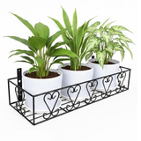 Steel Decorative Wall Hanging Planter Rack