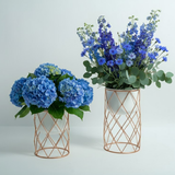 Gold Geometric Frame Planters Duo