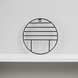 Steel Wall Single Pot Display Stand