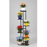 Vertical Multi-Tier Steel Pot Stand - Short (Black)