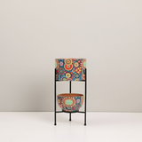 Boho Elegance Dual Pot Steel Stand