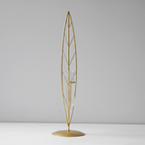 Golden Leaf Hydroponic Planter with Glass Tube