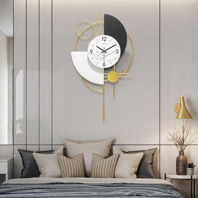 Word Dial Spoke Clock – Gold (16