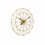 Geo Rosette Radiant Clock – Gold (30" x 30")