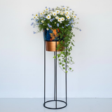 Luxe Steel Planters with Artistic Finish