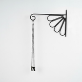 Floral Fan Steel Wall Hanger