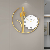 Gridline Twelve‑Five Clock – Gold (11" x 26")