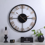 Heritage Roman Halo Clock – Gold (24" x 24")