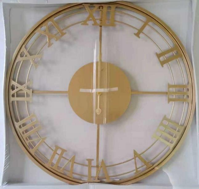 Atelier Roman Halo Clock – Black (24" x 24")