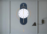 Geo Orbit Disc Wall Clock – Multicolor Markers (18" x 36")
