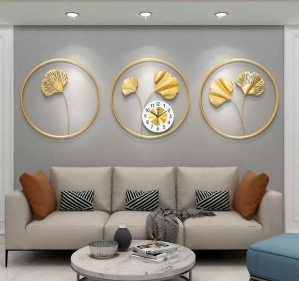 Meridian Crosshair Open‑Frame Clock – Horizontal (48" x 21")