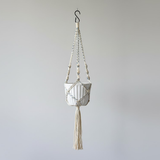 Boho Macramé Hanging Steel Planters