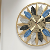 Roman Halo Open‑Frame Clock – Classic Black (24" x 24")