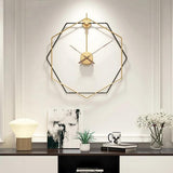 Roman Halo Open‑Frame Clock – Gold (24" x 24")