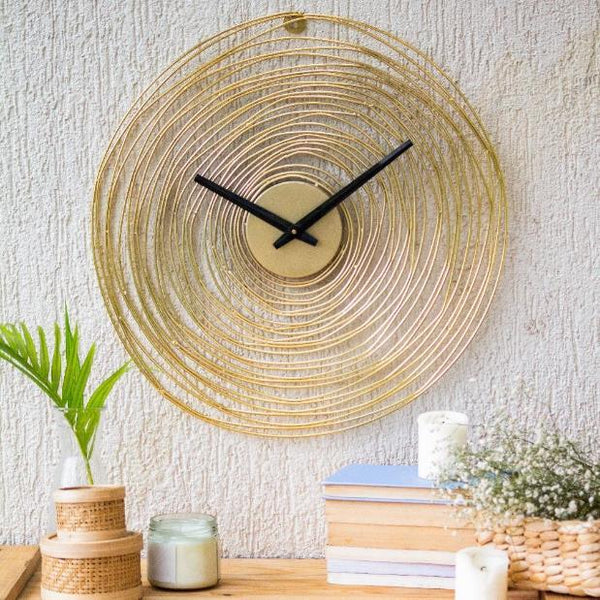 Meridian Crosshair Open‑Frame Clock – Wide (48" x 18")