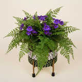 Tall Macramé Colorway Steel Planters