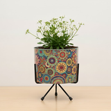 Designer Iron Pots with Stand