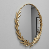 Laurel Crest Round Mirror