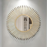 Meridian Spoke Round Mirror