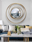 Concentric Rings Statement Mirror